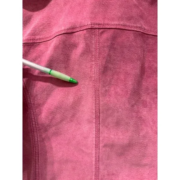 Bernardo Genuine Leather Jacket Womens 10p Hot Pink Motorcycle Bomber Minecraft